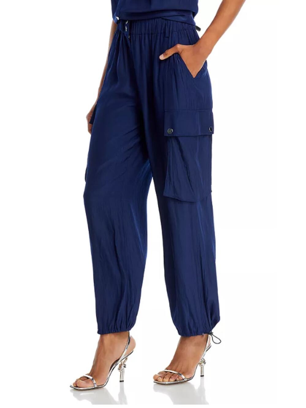 RAMY BROOK WOMENS SIZE XSMALL MAYME CARGO JOGGER PANT NAVY NEW